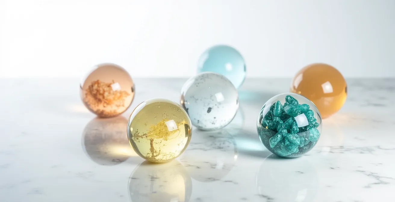 Graphique circulaire en 3D montrant les cinq variables d'économie potentielle